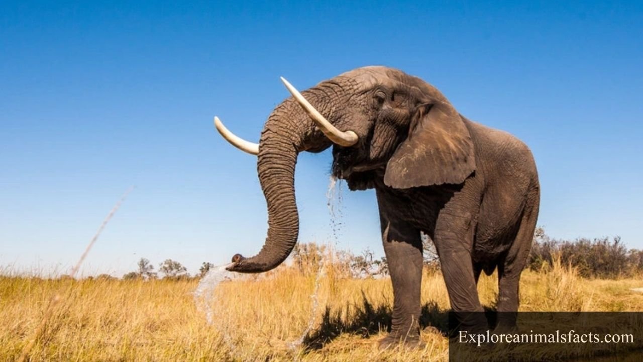 animals that drink a lot of water
